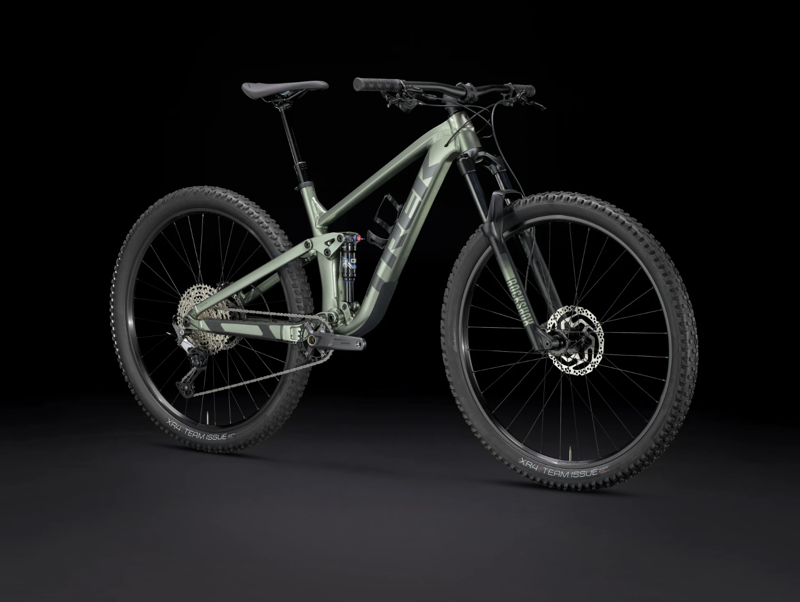 Trek Top Fuel 5 Full Suspension Mountain Bike 2024 in Lichen Green-1