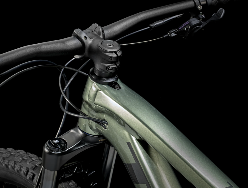 Trek Top Fuel 5 Full Suspension Mountain Bike 2024 in Lichen Green-3