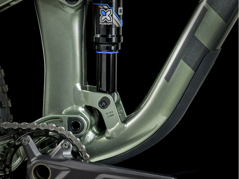 Trek Top Fuel 5 Full Suspension Mountain Bike 2024 in Lichen Green-6