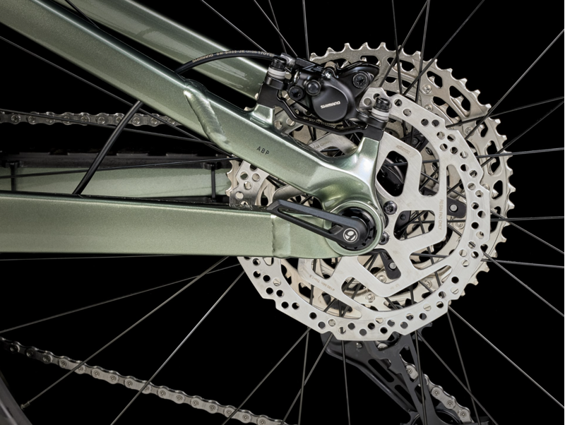 Trek Top Fuel 5 Full Suspension Mountain Bike 2024 in Lichen Green-7