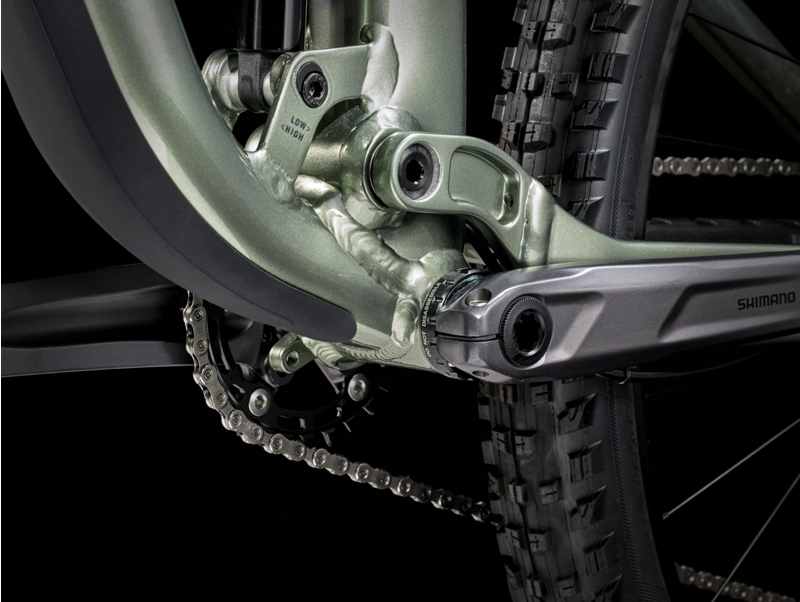 Trek Top Fuel 5 Full Suspension Mountain Bike 2024 in Lichen Green-9