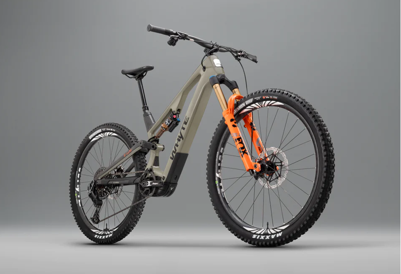 Whyte Bikes E-Lyte 150 Works Trail/Enduro Electric Mountain Bike 2024 in Olive-7
