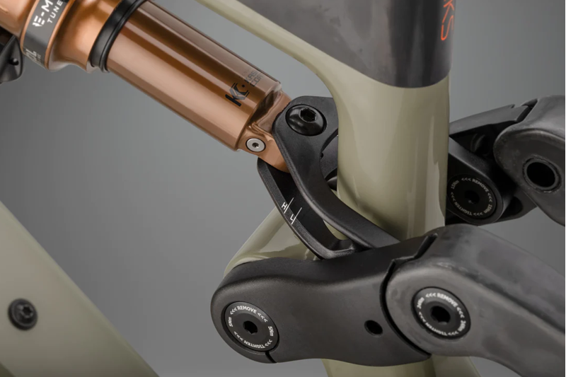 Whyte Bikes E-Lyte 150 Works Trail/Enduro Electric Mountain Bike 2024 in Olive-5