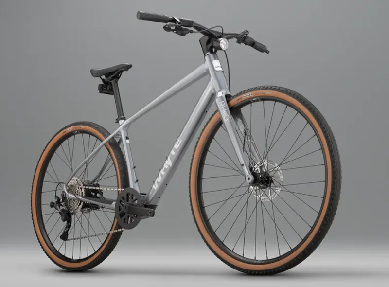 Whyte Bikes RheO 2 Electric Hybrid Bike 2024 in Gloss Silver-2