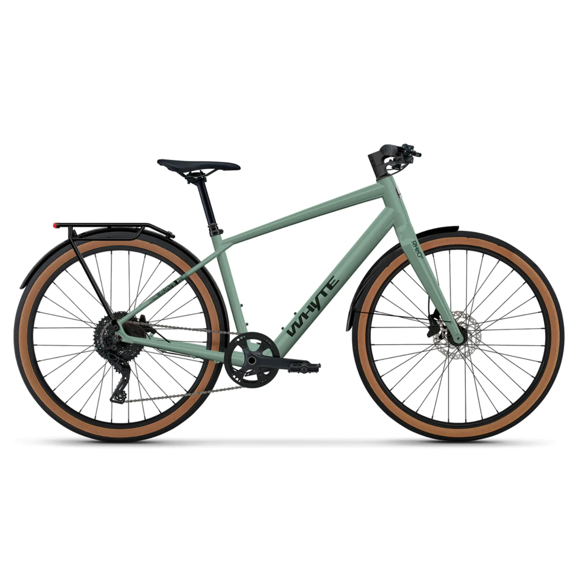 Whyte Bikes RheO Electric Hybrid Bike 2024 in Gloss Sage Green