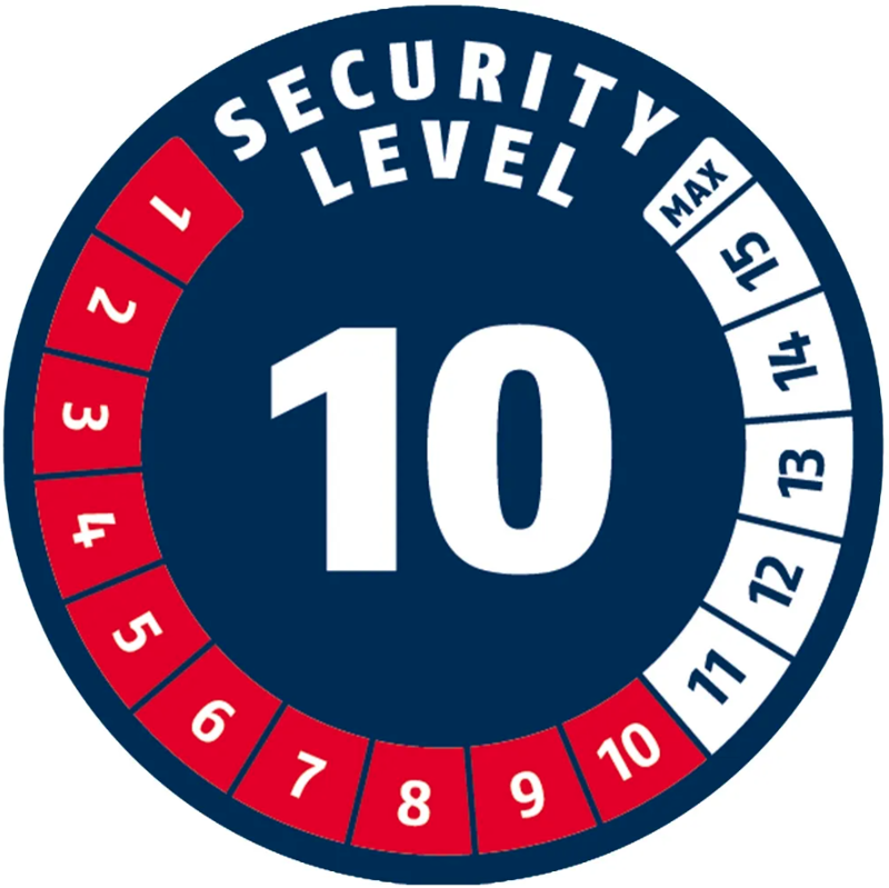 Abus IVEN Chain 8210 85cm Lock in Black-3