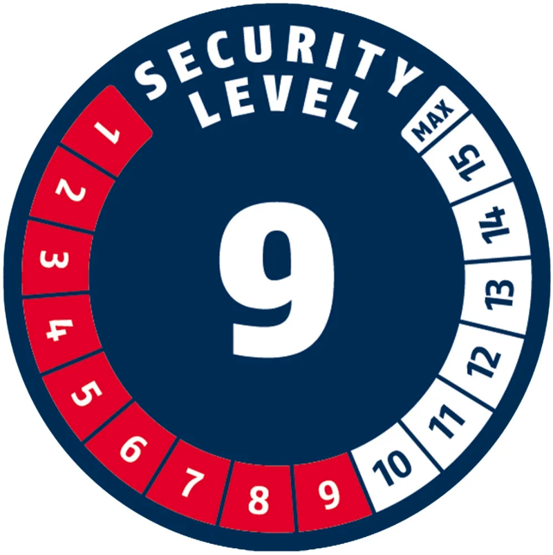 Abus 8808C Combination Chain Lock in Black 8mm/110cm-1