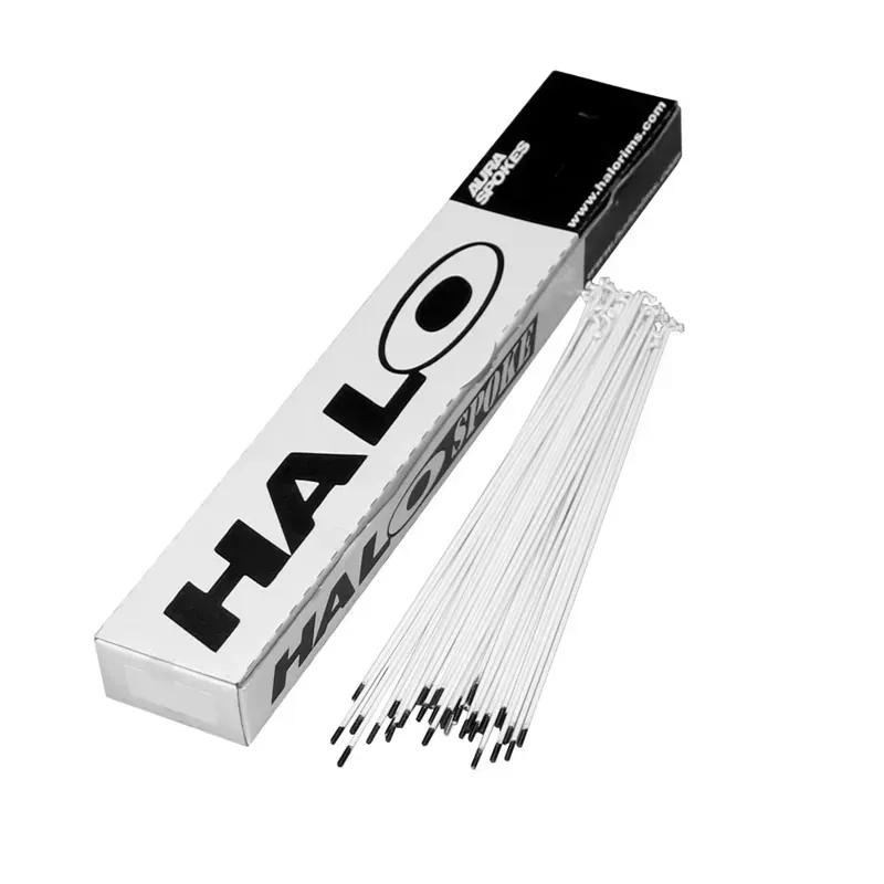 Halo Plain Gauge 230-266mm Spokes in White