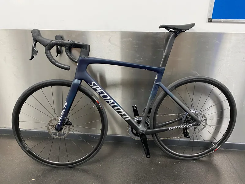 EX DISPLAY Specialized Tarmac SL7 Comp SRAM Rival eTap Road Bike 56cm 2023 in Teal/Black/Silver-1