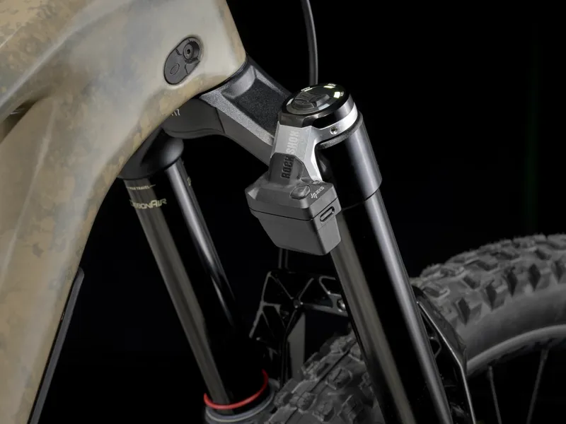 Trek Slash SE Gen 5 Full Suspension Mountain Bike 2025 in Quicksand/Battleship Blue-11