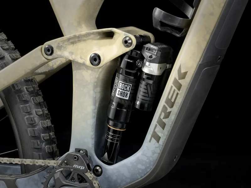 Trek Slash SE Gen 5 Full Suspension Mountain Bike 2025 in Quicksand/Battleship Blue-5