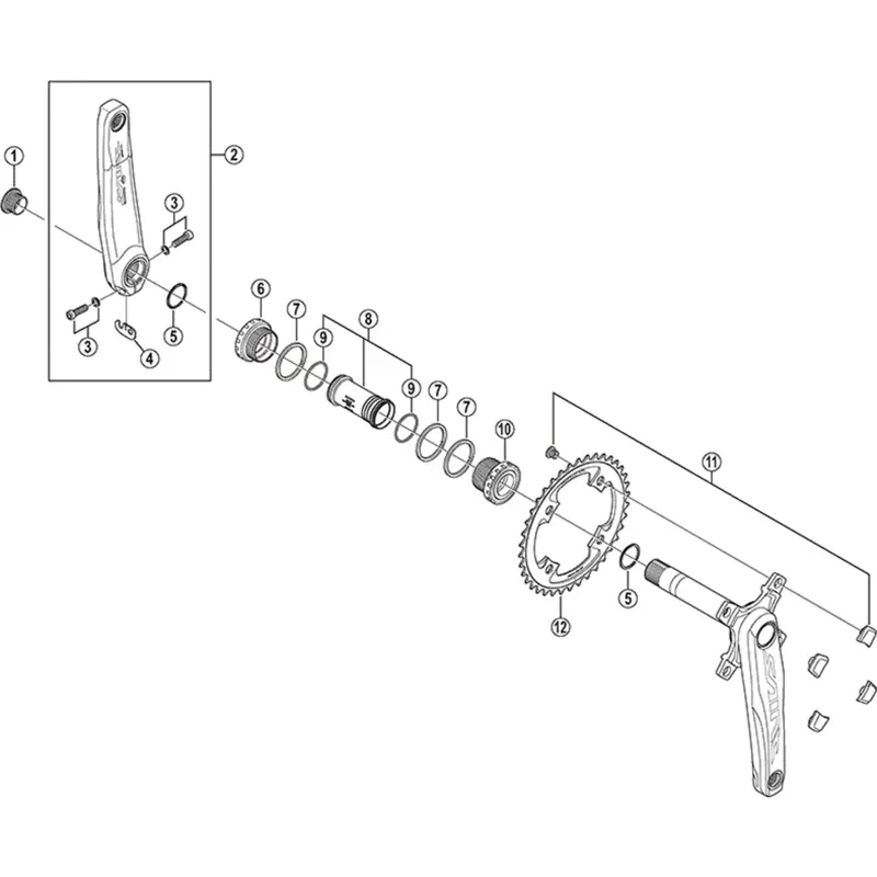 Shimano Saint M820 CR82 10 Speed Single Chainring 34T in Black-1