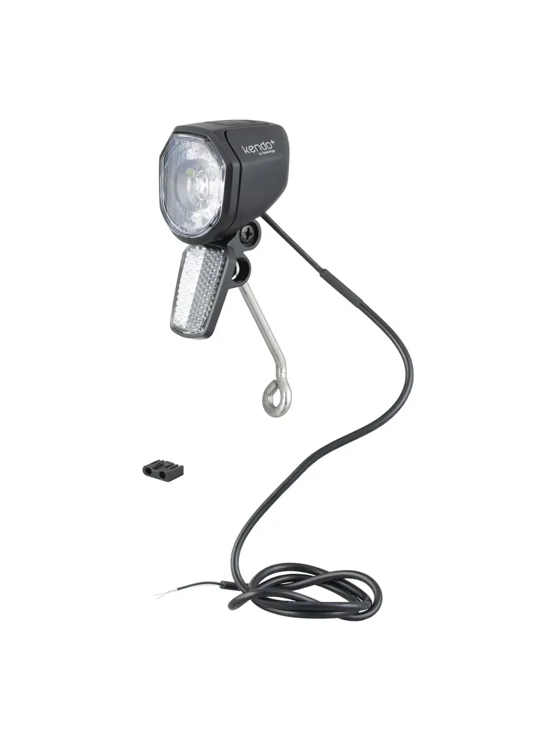Balfes Bikes Spanninga Kendo XD Dynamo Front Light in Black | Free postage over £30, £10 off first order, price match & 0% finance.