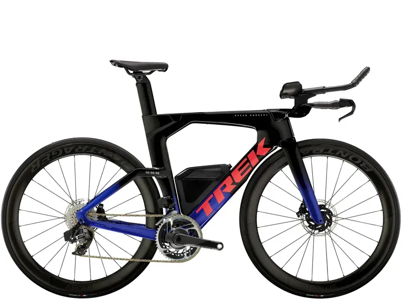 Trek Speed Concept SLR 9 eTap Time Trial/Triathlon Bike 2024 in Hex Blue/Trek Black