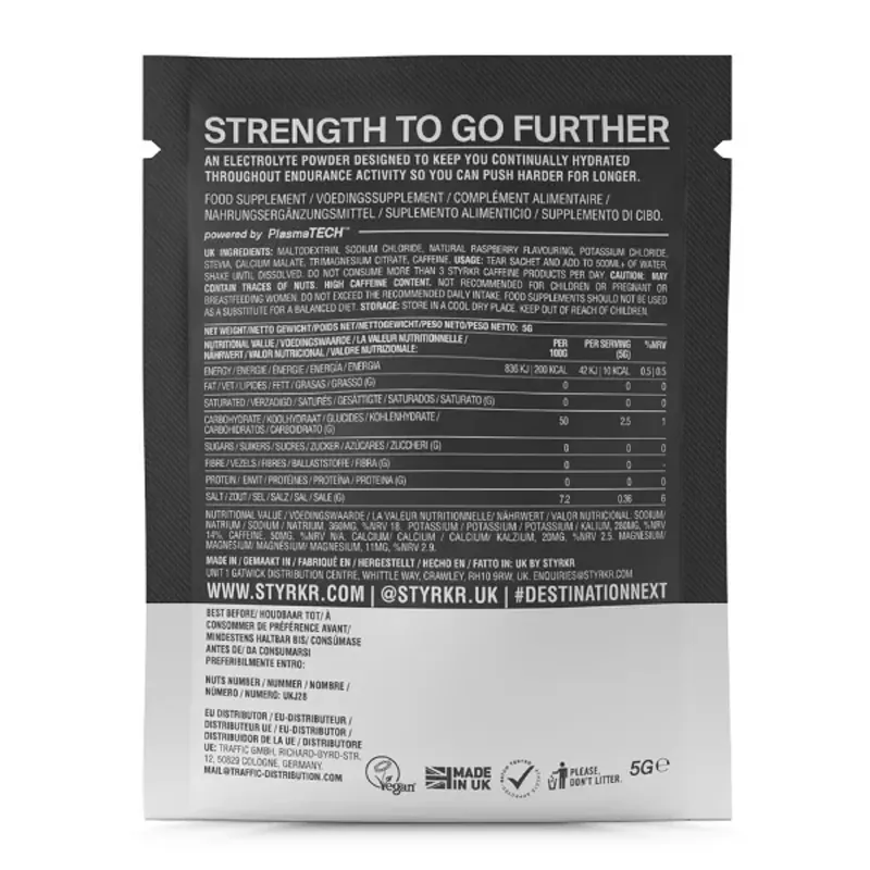 STYRKR SLT05 Caffeine Quad-Blend Electrolyte Powder x6 5g-2