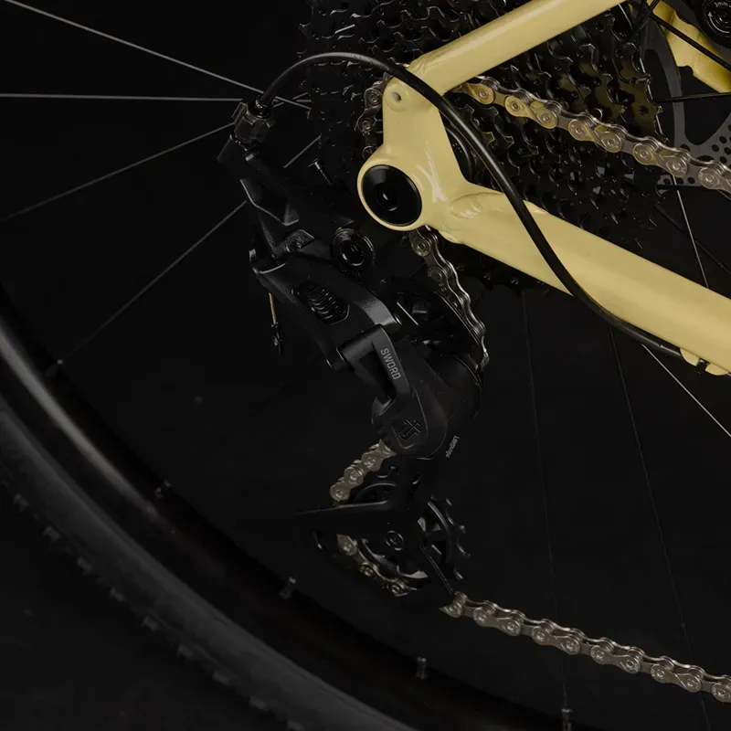 microSHIFT Sword Black Rear Derailleur 2x9/10 Speed Long Cage in Black-1