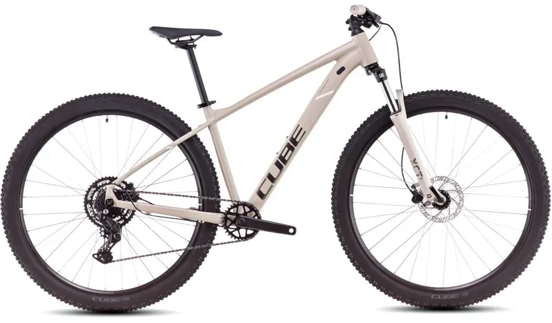 Cube Aim Pro Hardtail Mountain Bike 2025 in Linen Bronze