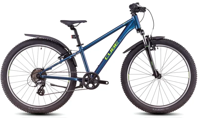 Cube Acid 240 Allroad Kids Bike 2025 Blue apple 