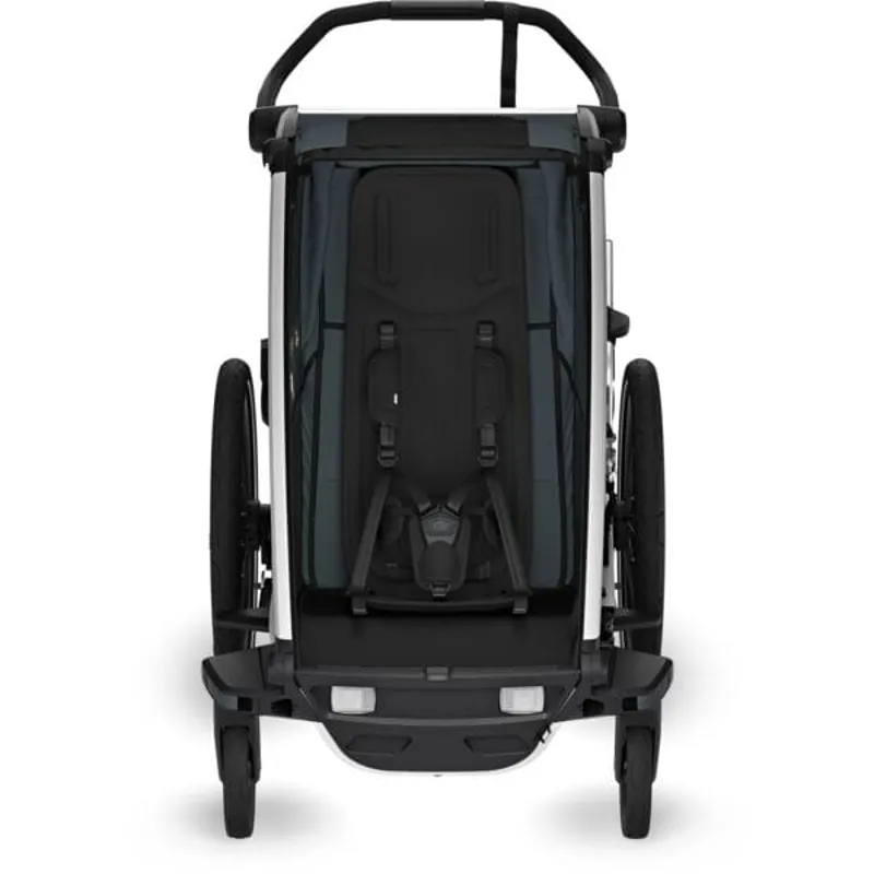 Thule Chariot Cross 2 Single Child Carrier with Cycling and Strolling Kit in Dark Slate-2