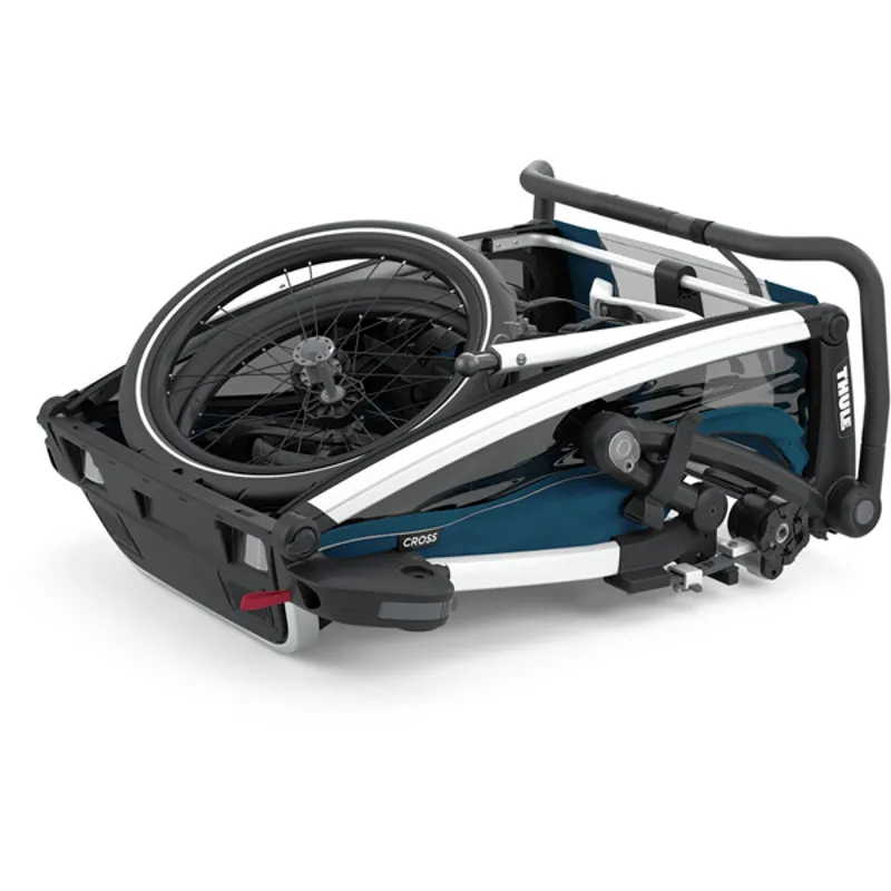 Thule Chariot Cross 2 Child Bike Trailer in Blue-2