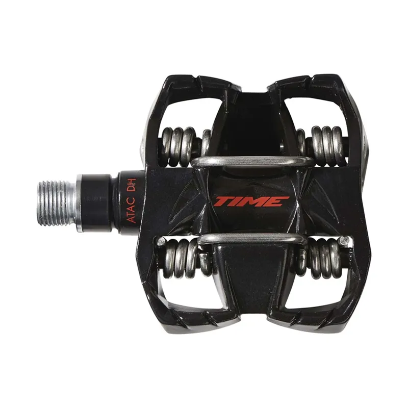 Time ATAC DH 4 Downhill/Trail Pedal including ATAC Cleats in Black