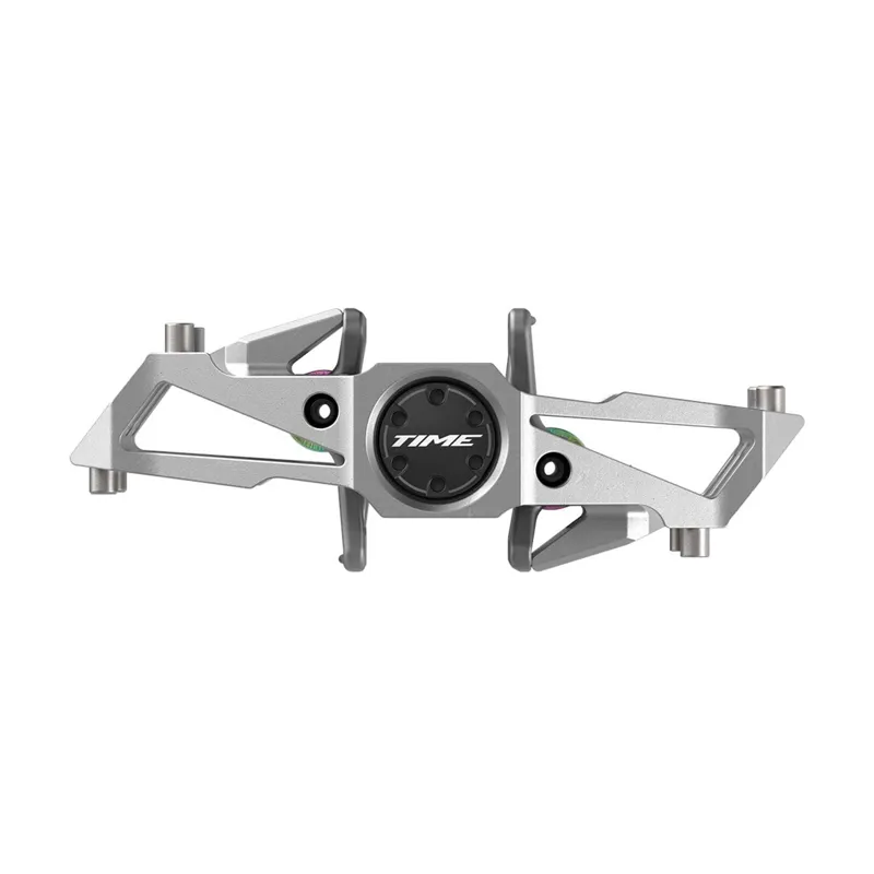 Time Speciale 10 Large MTB Pedals including ATAC Standard Cleats in Raw Aluminium-1