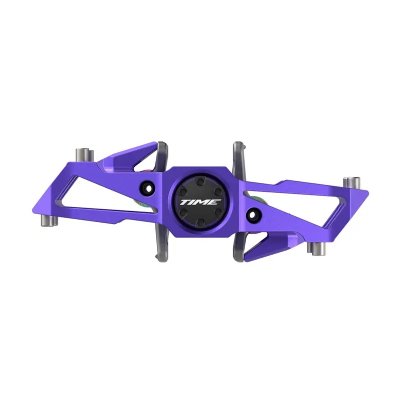 Time Speciale 10 Small MTB Pedals including ATAC Standard Cleats in Purple-1
