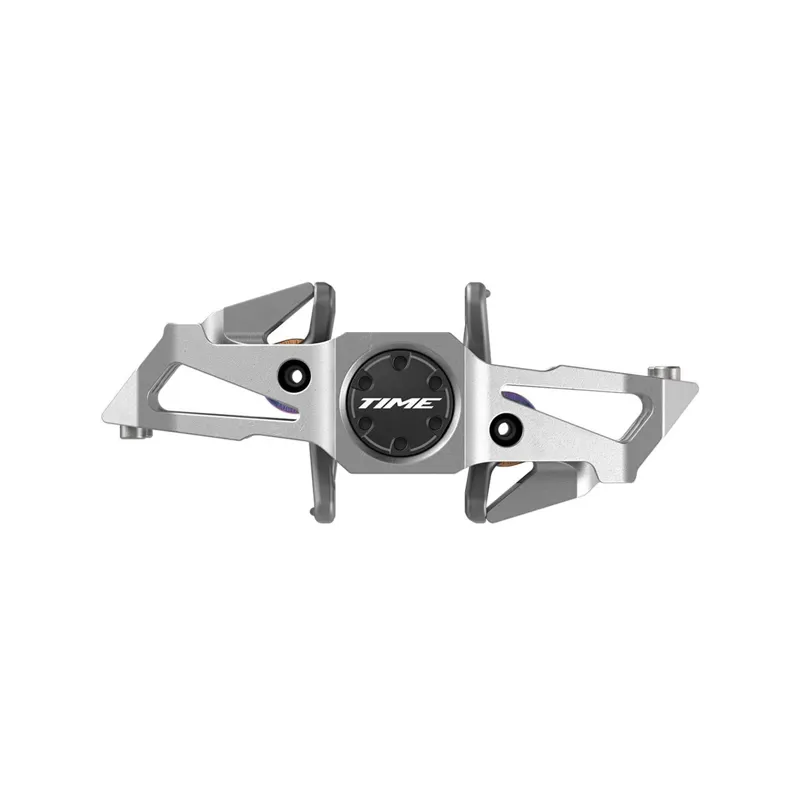 Time Speciale 10 Small MTB Pedals including ATAC Standard Cleats in Raw Aluminium-1