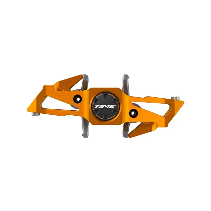 Time Speciale 10 Small MTB Pedals including ATAC Standard Cleats in Tangerine-1