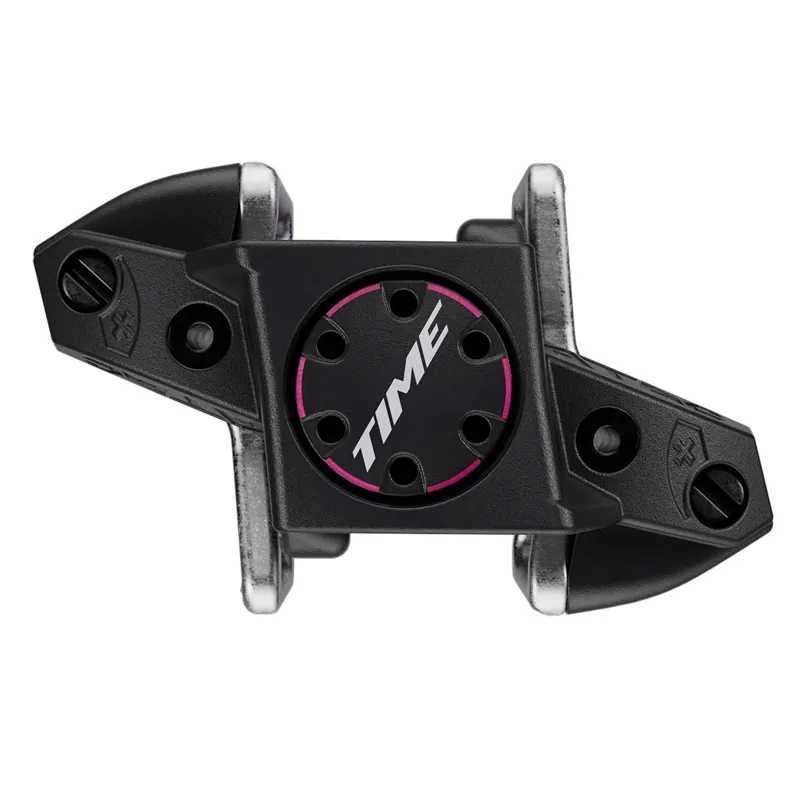 Time XC 6 MTB Pedals including ATAC Standard Cleats in Black Purple-1