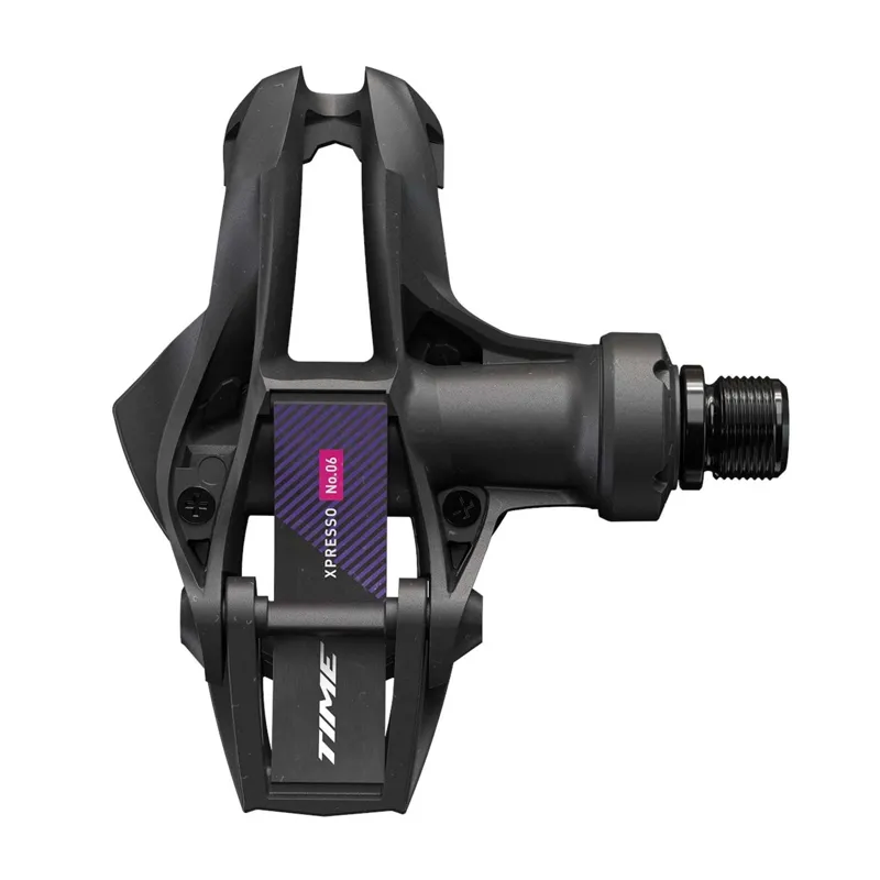 Time Xpresso 6 Road Pedals including Iclic Free Cleats in Black Purple-1