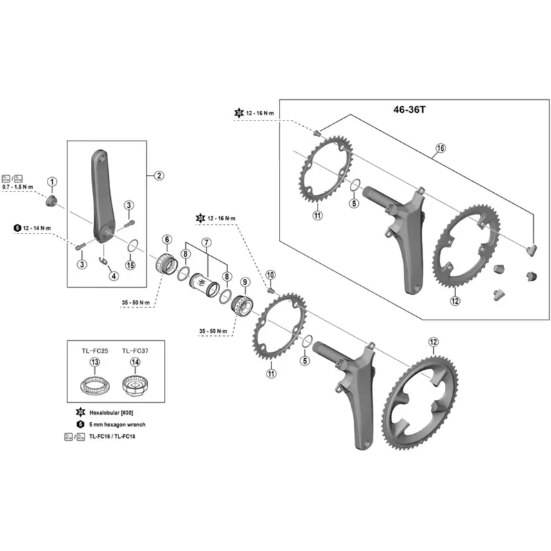 TOOL H/Tech II BB Socket BBR60-1
