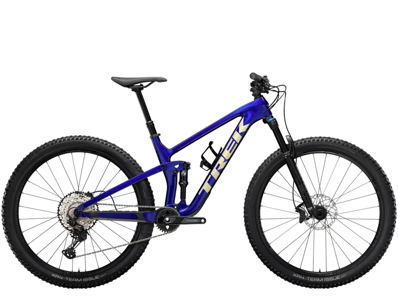 Trek Top Fuel 9.7 SLX/XT Full Suspension Mountain Bike 2024 in Hex Blue