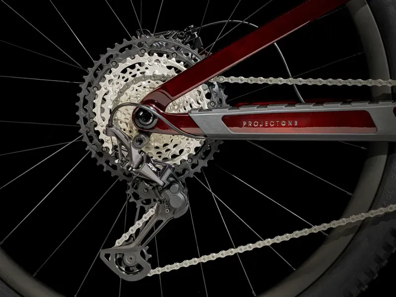 Trek Top Fuel 9.8 XT Gen 3 Full Suspension Mountain Bike 2025 in Carbon Red Smoke-4