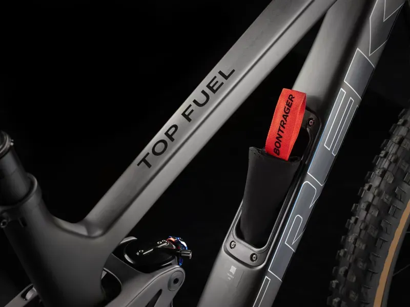 Trek Top Fuel 9.8 XT Gen 3 Full Suspension Mountain Bike 2025 in Raw Carbon-2