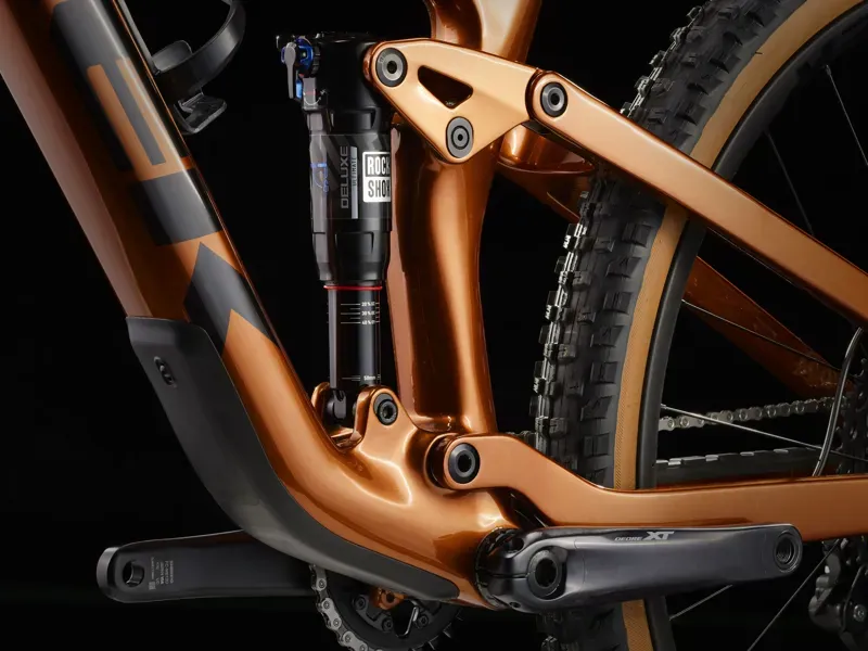 Trek Top Fuel 9.8 XT Gen 3 Full Suspension Mountain Bike 2025 in Pennyflake-5