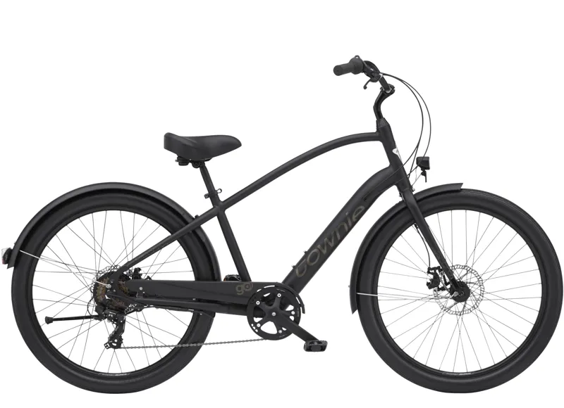 EX DISPLAY  Electra Townie Go! 7D EQ Step Over Electric Hybrid Bike Medium 2023 in Black-1