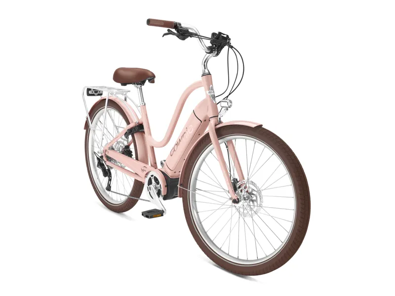 Electra Townie Path Go 10D Step Through Electric Hybrid Bike 2025 in Rose Quartz Medium-1
