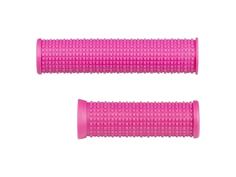 Trek Kids 92/125mm Handlebar Grips in Flamingo Pink