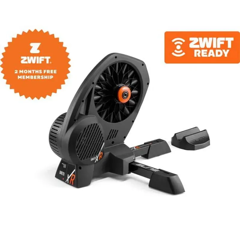 Elite Direto-XR direct drive FE-C mag trainer with Zwift Cog and Click In Black/Orange