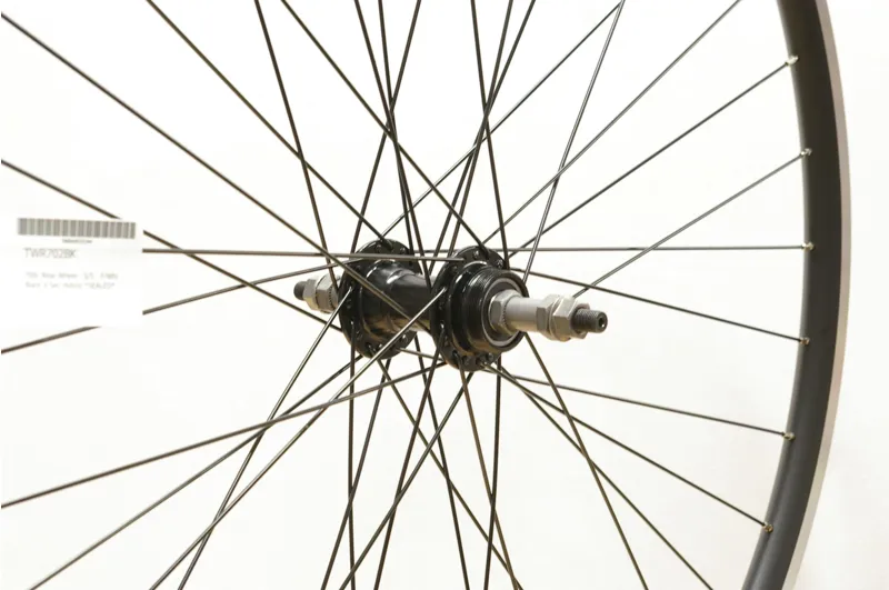 Cycle Division 700c Bolt-Thru Freewheel Rear Wheel in Black