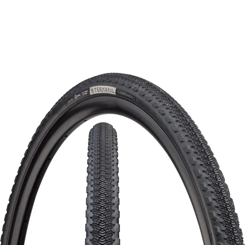 Balfes Bikes Teravail Cannonball 650b Tubeless Ready Folding Gravel/Race Light and Supple Fast Compound 60Tpi Casing in Black | Free postage over £30, £10 off first order, price match & 0% finance.