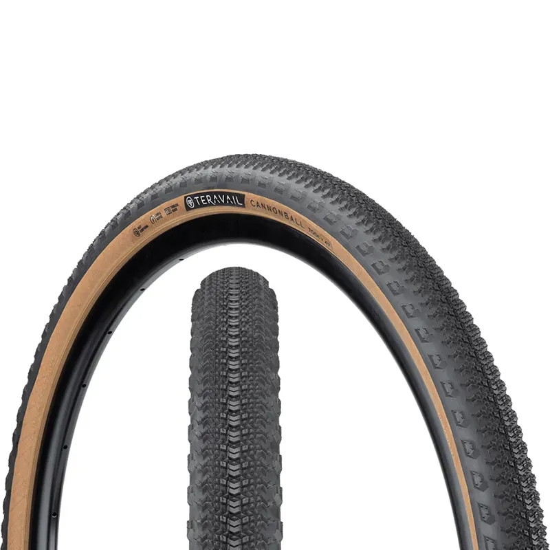 Teravail Cannonball 650b Tubeless Ready Folding Gravel/Race Durable Fast Compound 60Tpi Casing in Black/Tan