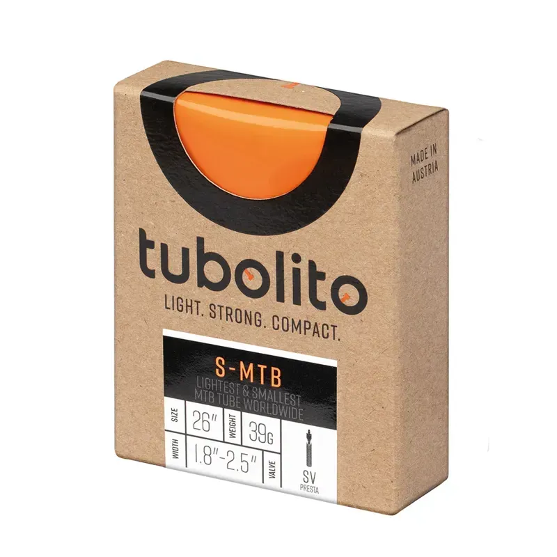 Tubolito S-Tubo 42mm 26x1.8/2.5-inch PV MTB Inner Tube in Orange