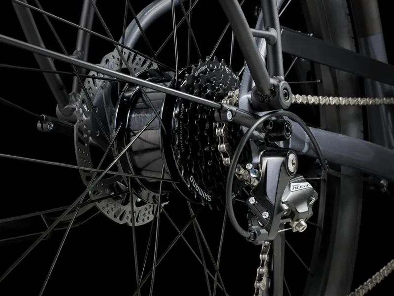 Trek Verve+ 1 Lowstep LT Electric Hybrid Bike 2026 in Galactic Grey-3