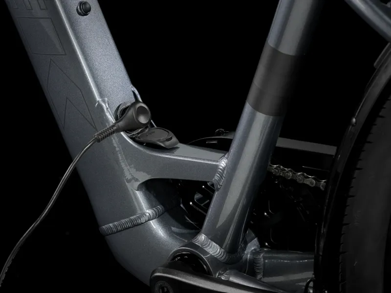 Trek Verve+ 1 Lowstep LT Electric Hybrid Bike 2026 in Galactic Grey-4