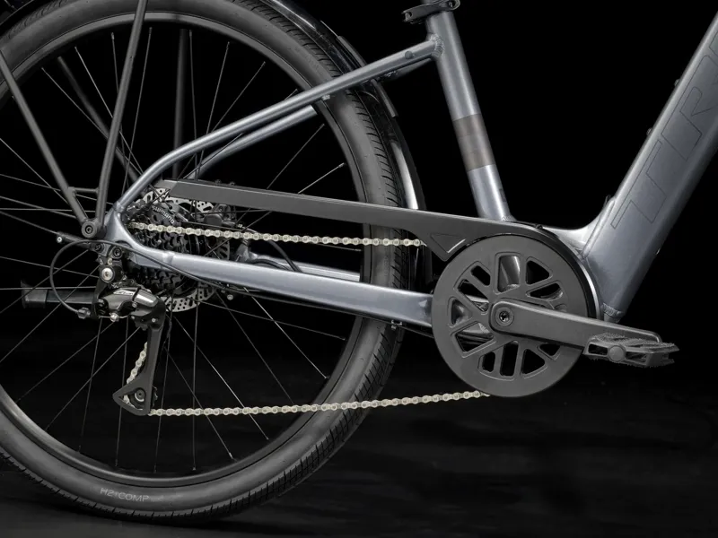 Trek Verve+ 1 Lowstep LT Electric Hybrid Bike 2026 in Galactic Grey-10