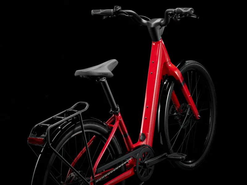 Trek Verve+ 1 Lowstep LT Electric Hybrid Bike 2026 in Viper Red-2