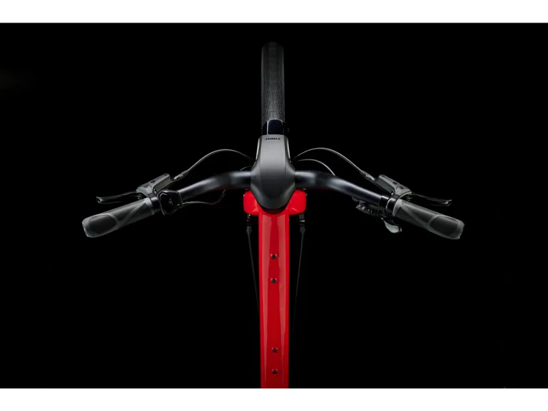 Trek Verve+ 1 Lowstep LT Electric Hybrid Bike 2026 in Viper Red-6