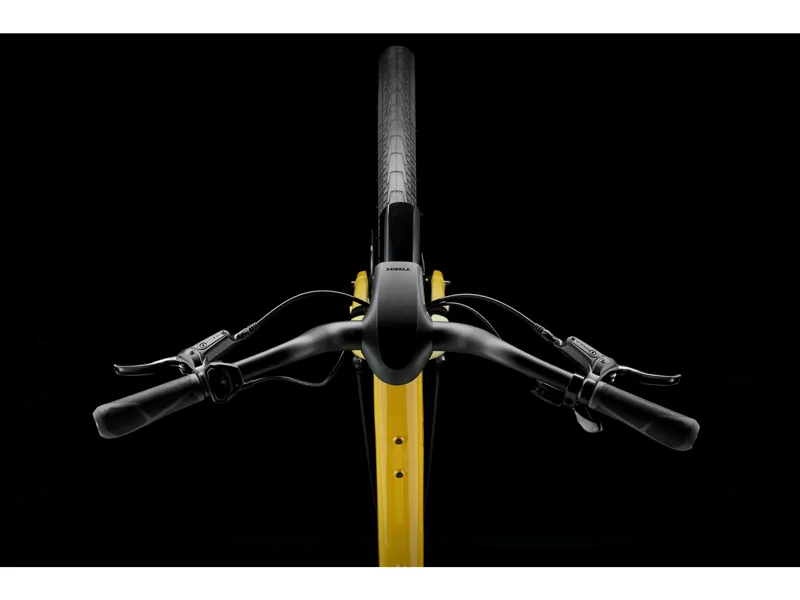 Trek Verve+ 1 Lowstep LT Electric Hybrid Bike 2025 in Baja Yellow-6